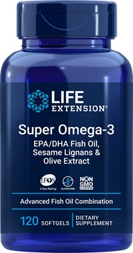 Super Omega-3 EPA/DHA with Sesame Lignans & Olive Fruit Extract